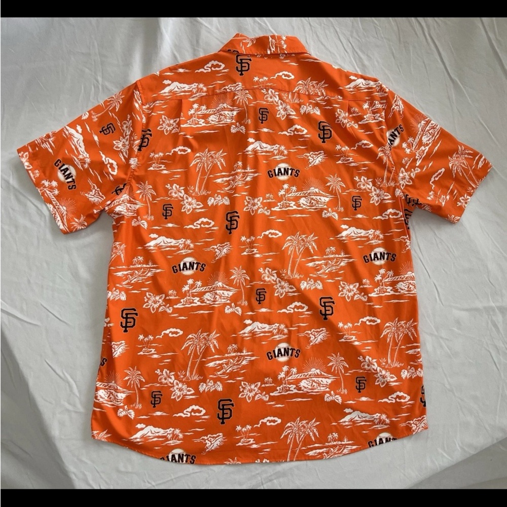 Reyn Spooner MLB San Francisco Giants Hawaiian Button Up Shirt Men’s Size XL - Picture 7 of 7